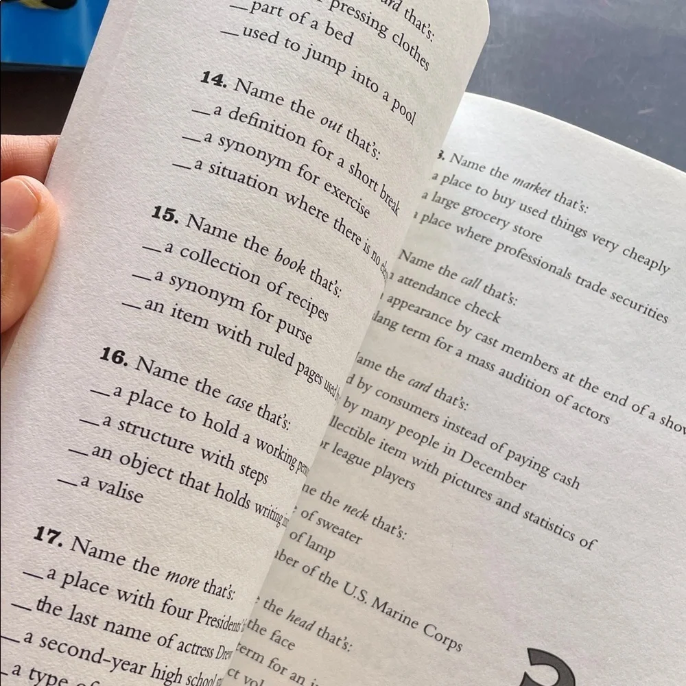 Tough Trivia for Kids Book